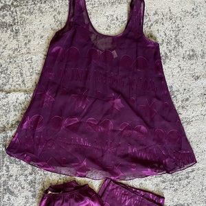 Vintage Victoria's Secret 2 Piece Pajama Set